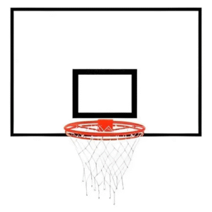 Tabela de Basquete Ultra 1,60X1,10 Compensado Naval + Aro + Rede (Unidade)