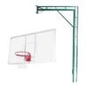 Tabela de Basquete 1,80m x 1,05m em Acrílico Incolor 10mm Com Estrutura Pé Direito Dupla Treliçada