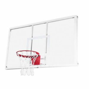 Tabela de Basquete Acrílico 1,80x1,20 Com ARO RETRÁTIL e Rede