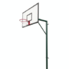 Tabela de Basquete PLUS PRO 1,80X1,05 Compensado Naval + Aro + Rede + Estrutura Pé Direito