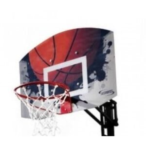Tabela de Basquete em Policarbonato 1,10X0,80 + Aro + Rede
