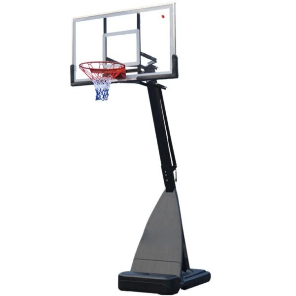 O jogo de streetball doméstico interno para adultos pode mover e levantar suportes de basquete de altura padrão ao ar livre em áreas urbanas.