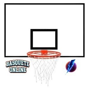 Tabela de Basquete PRO 1,20X0,90 Compensado Naval + Aro + Rede (Unidade)
