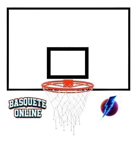 Tabela de Basquete Ultra 1,60X1,10 Compensado Naval + Aro + Rede (Unidade)