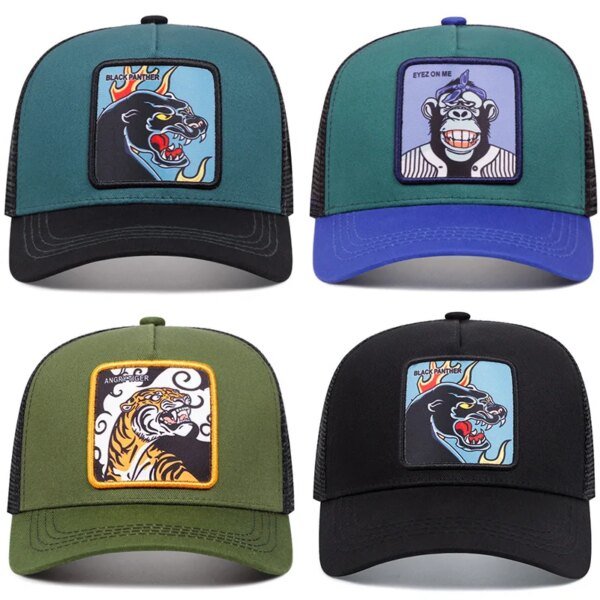 Boné Animals Patch Bordado Baseball Trucker - Sale!
