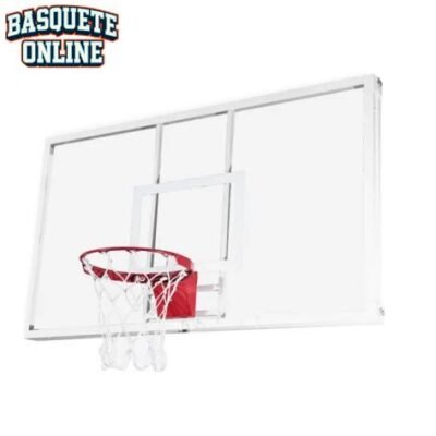 Tabela de Basquete Acrílico 1,60X1,10 com Aro Retrátil + Rede (Unidade)