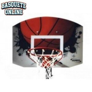 Tabela de Basquete Policarbonato 1,10X0,80 + Aro + Rede (PAR)