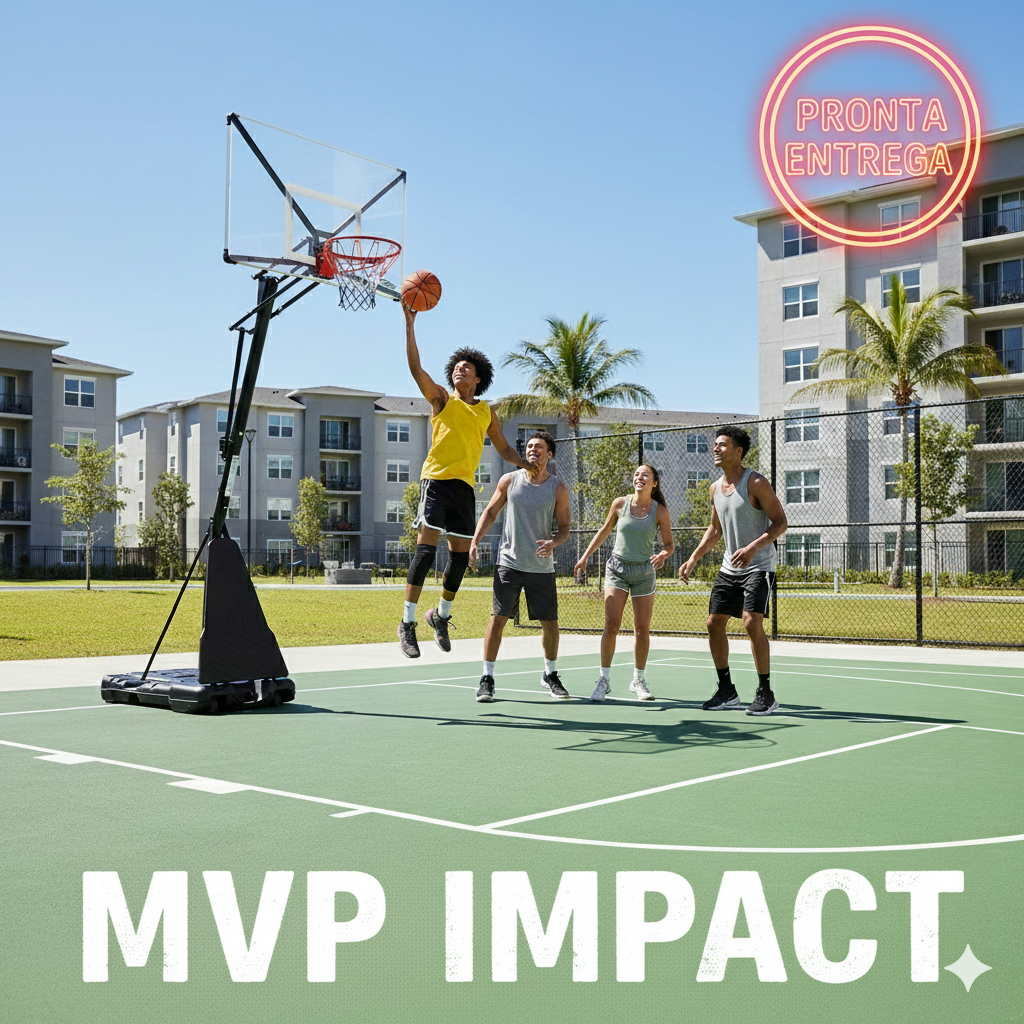 Tabela de Basquete Móvel MVP Impact 305™ - Melhor Preço! - Imagem 2